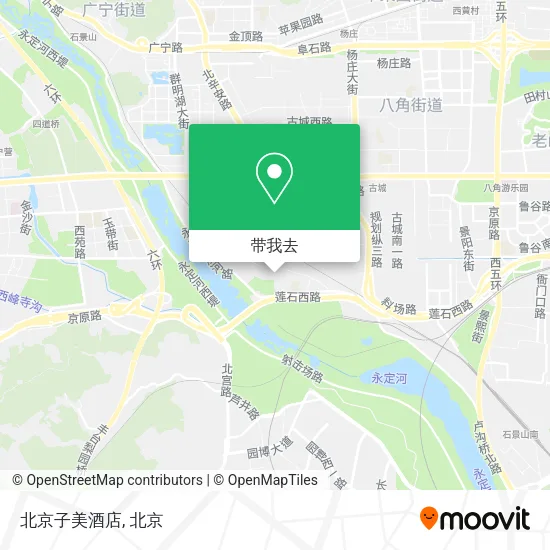北京子美酒店地图