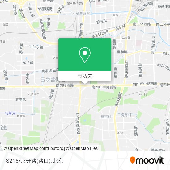 S215/京开路(路口)地图