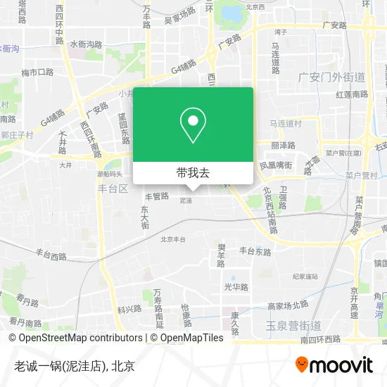 老诚一锅(泥洼店)地图
