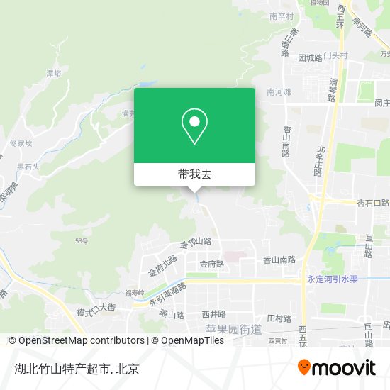 湖北竹山特产超市地图