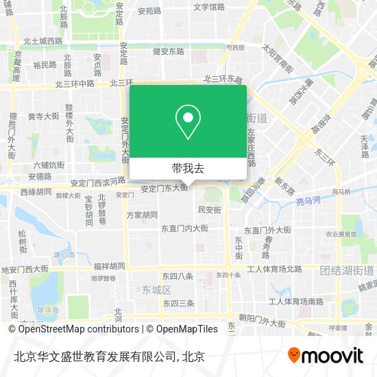 北京华文盛世教育发展有限公司地图