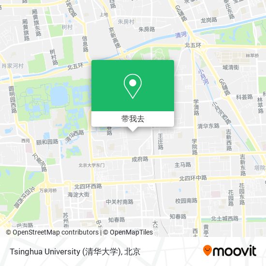 Tsinghua University (清华大学)地图
