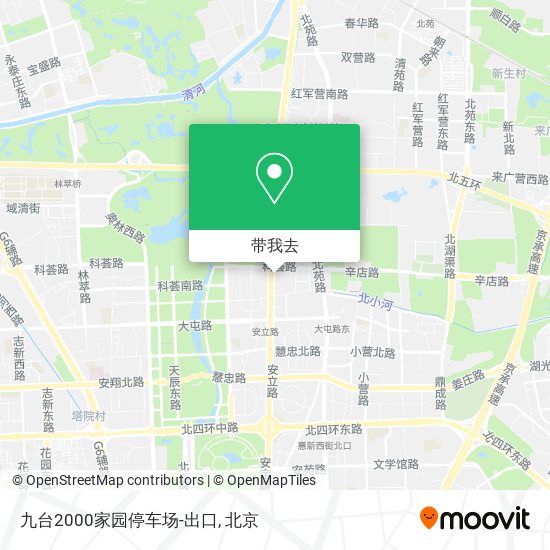 九台2000家园停车场-出口地图