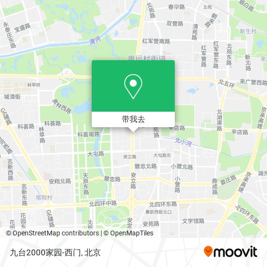 九台2000家园-西门地图