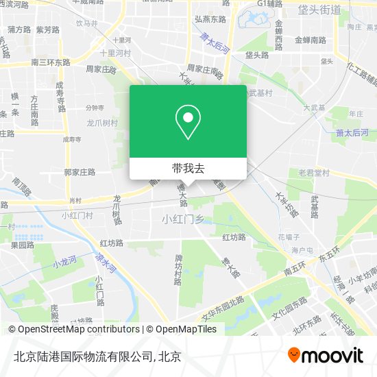 北京陆港国际物流有限公司地图