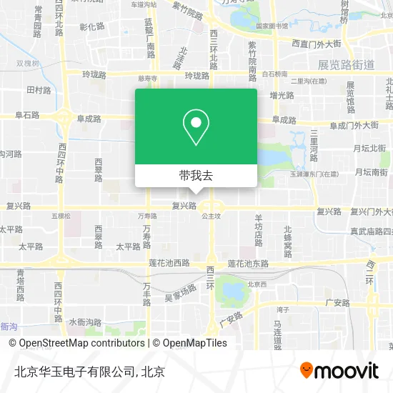北京华玉电子有限公司地图