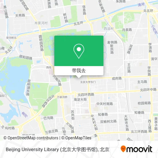 Beijing University Library (北京大学图书馆)地图