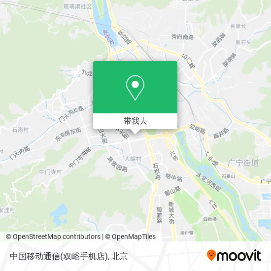 中国移动通信(双峪手机店)地图