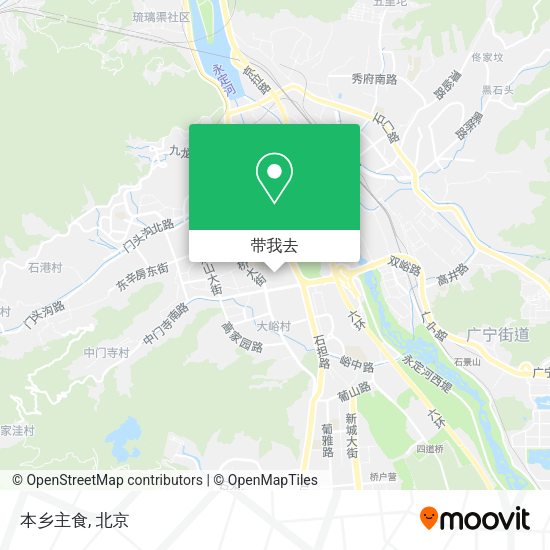 本乡主食地图