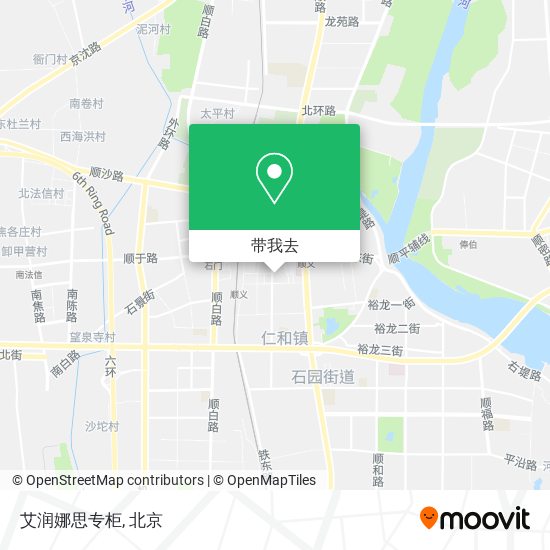 艾润娜思专柜地图