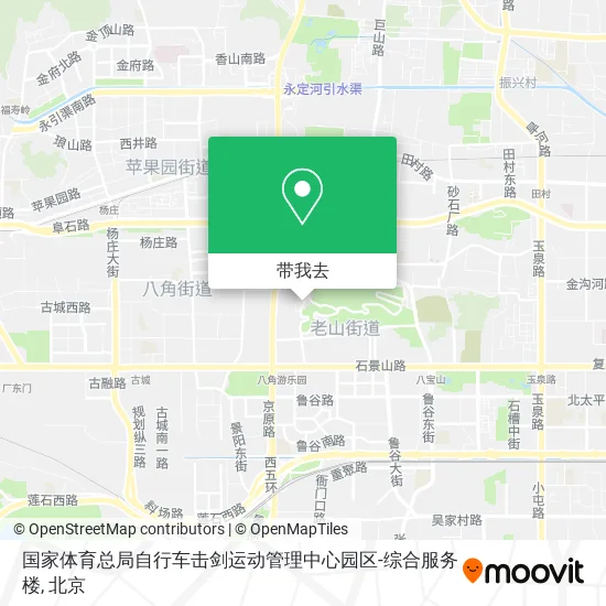 国家体育总局自行车击剑运动管理中心园区-综合服务楼地图