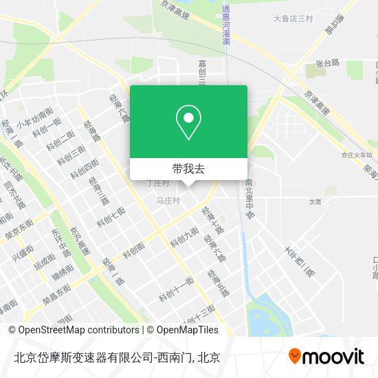 北京岱摩斯变速器有限公司-西南门地图