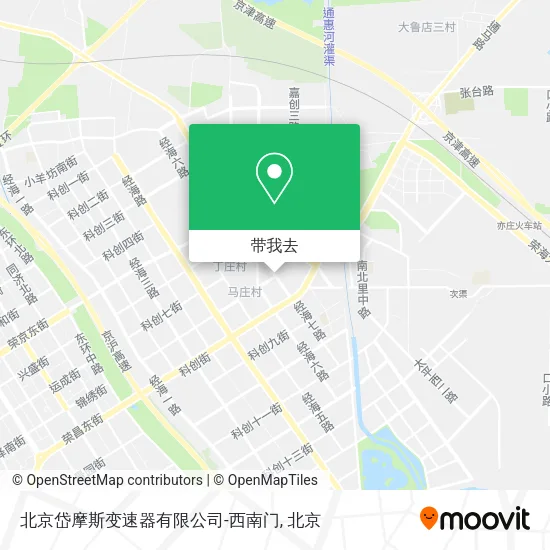 北京岱摩斯变速器有限公司-西南门地图