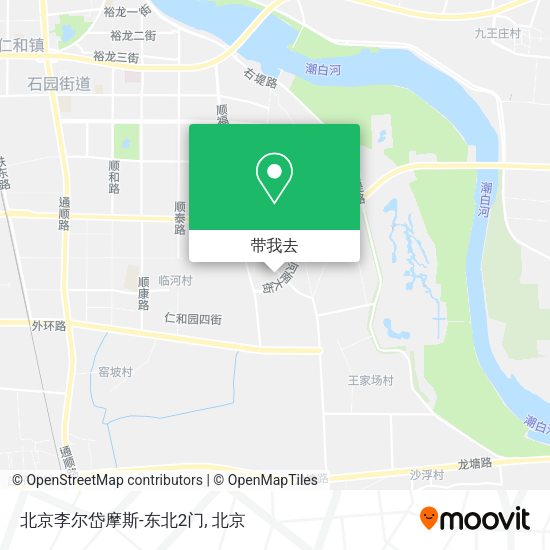 北京李尔岱摩斯-东北2门地图