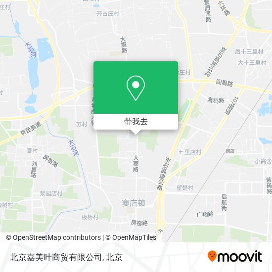 北京嘉美叶商贸有限公司地图