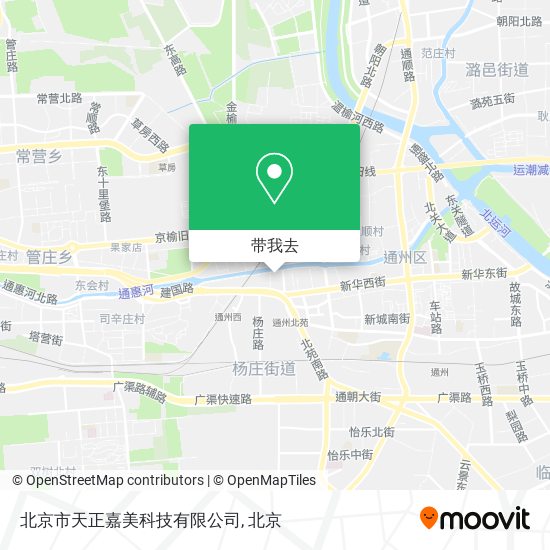 北京市天正嘉美科技有限公司地图