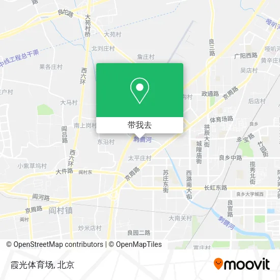 霞光体育场地图
