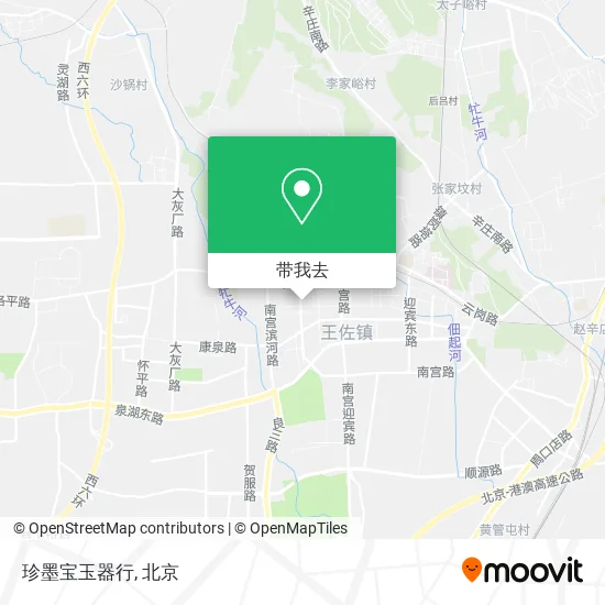 珍墨宝玉器行地图