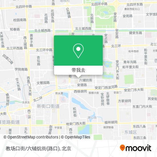 教场口街/六铺炕街(路口)地图