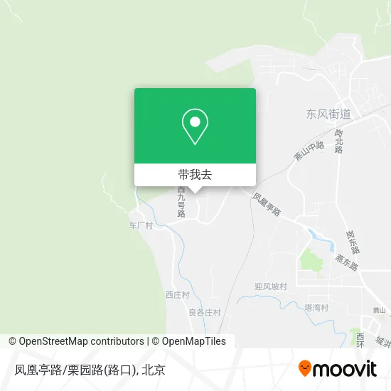 凤凰亭路/栗园路(路口)地图