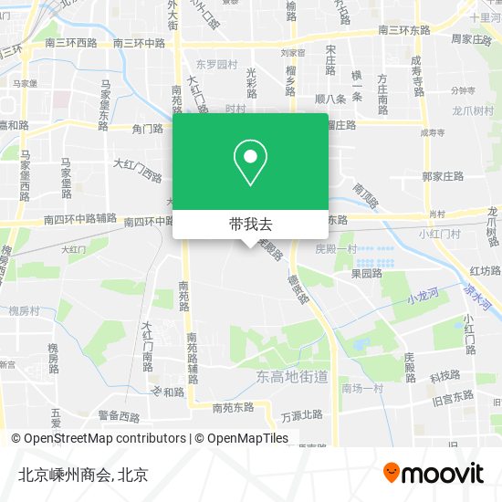 北京嵊州商会地图