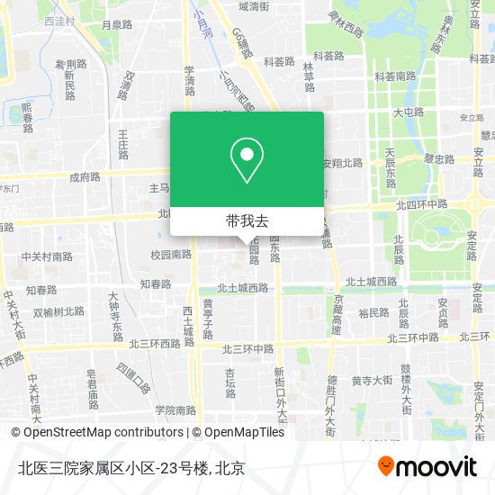 北医三院家属区小区-23号楼地图