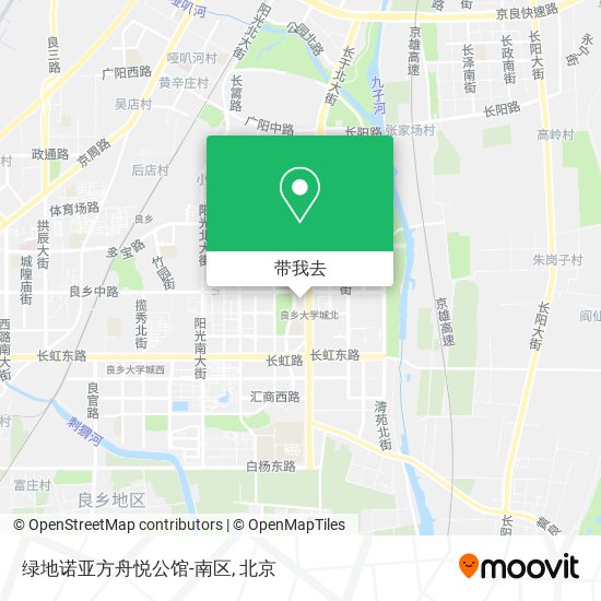 绿地诺亚方舟悦公馆-南区地图