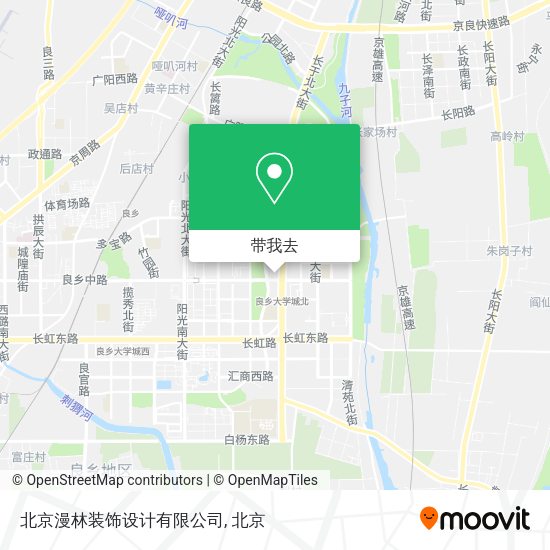 北京漫林装饰设计有限公司地图