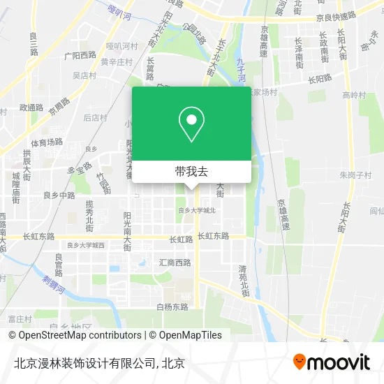 北京漫林装饰设计有限公司地图