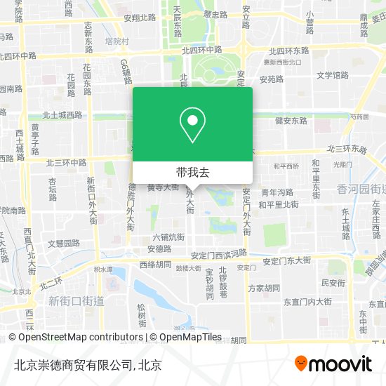 北京崇德商贸有限公司地图