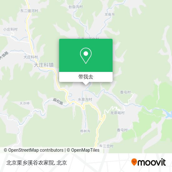 北京栗乡溪谷农家院地图