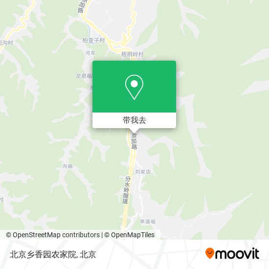 北京乡香园农家院地图