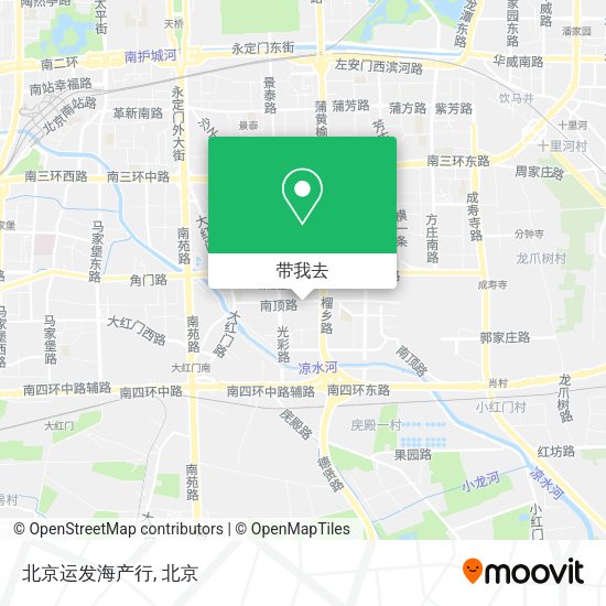 北京运发海产行地图