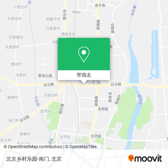 北京乡村乐园-南门地图