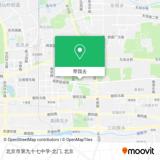 北京市第九十七中学-北门地图