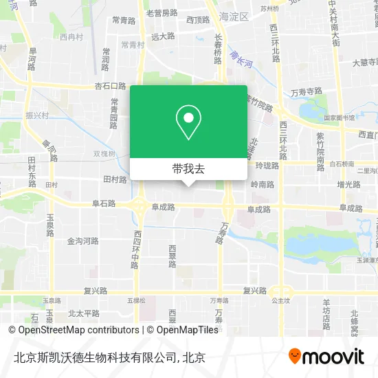 北京斯凯沃德生物科技有限公司地图