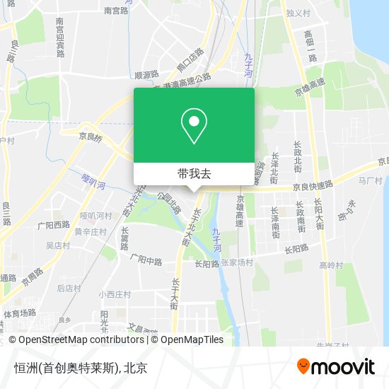 恒洲(首创奥特莱斯)地图