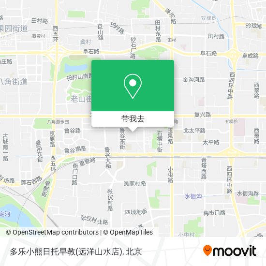 多乐小熊日托早教(远洋山水店)地图