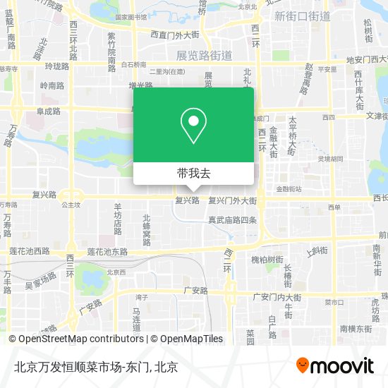 北京万发恒顺菜市场-东门地图