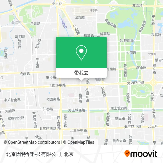 北京因特华科技有限公司地图