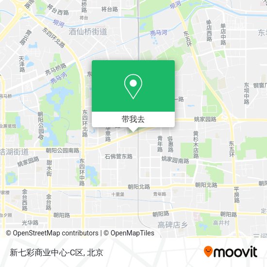 新七彩商业中心-C区地图