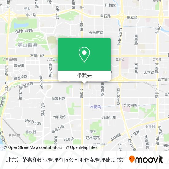 北京汇荣嘉和物业管理有限公司汇锦苑管理处地图