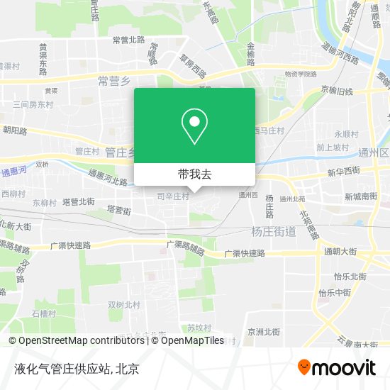 液化气管庄供应站地图