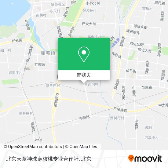 北京天意神珠麻核桃专业合作社地图