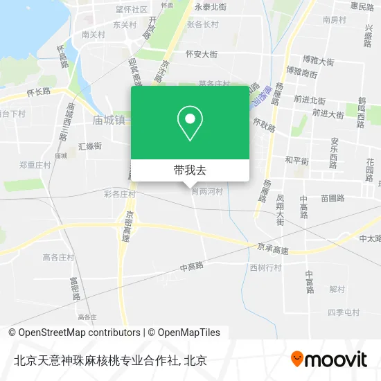 北京天意神珠麻核桃专业合作社地图