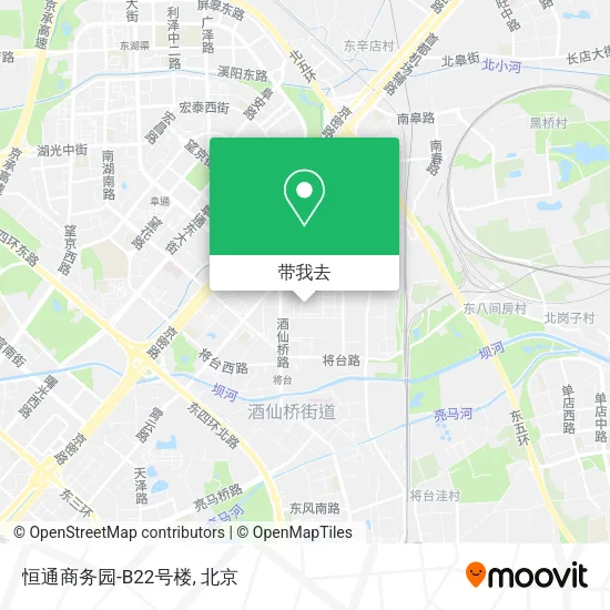 恒通商务园-B22号楼地图
