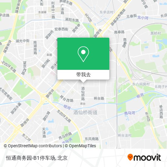 恒通商务园-B1停车场地图
