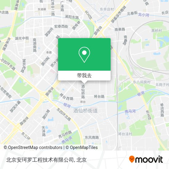 北京安珂罗工程技术有限公司地图