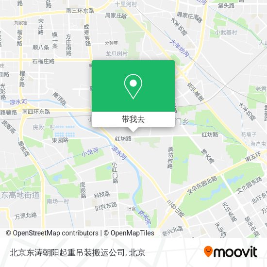 北京东涛朝阳起重吊装搬运公司地图