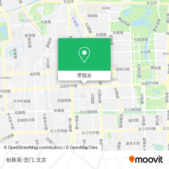 创新苑-北门地图